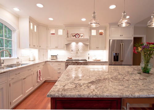 White Spring Granite Kitchen Countertops Classic Local Deep Quartz Interior Luxury Visit Surface Thickness
